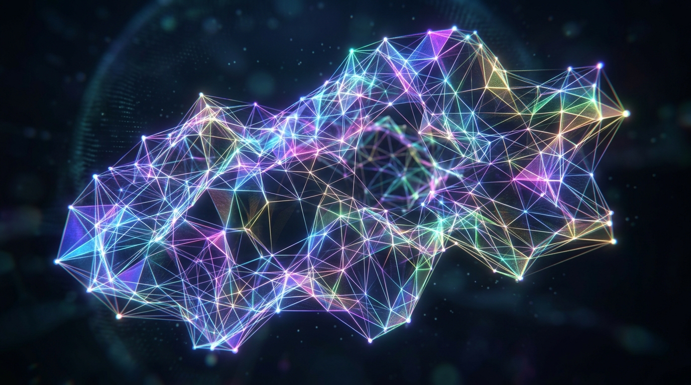 Abstract holographic 3D mesh topology