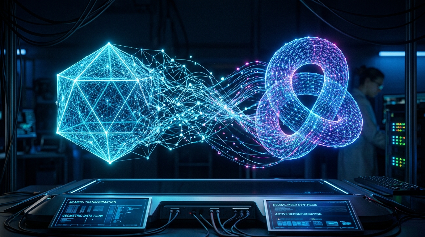 全息 3D 几何网格转换